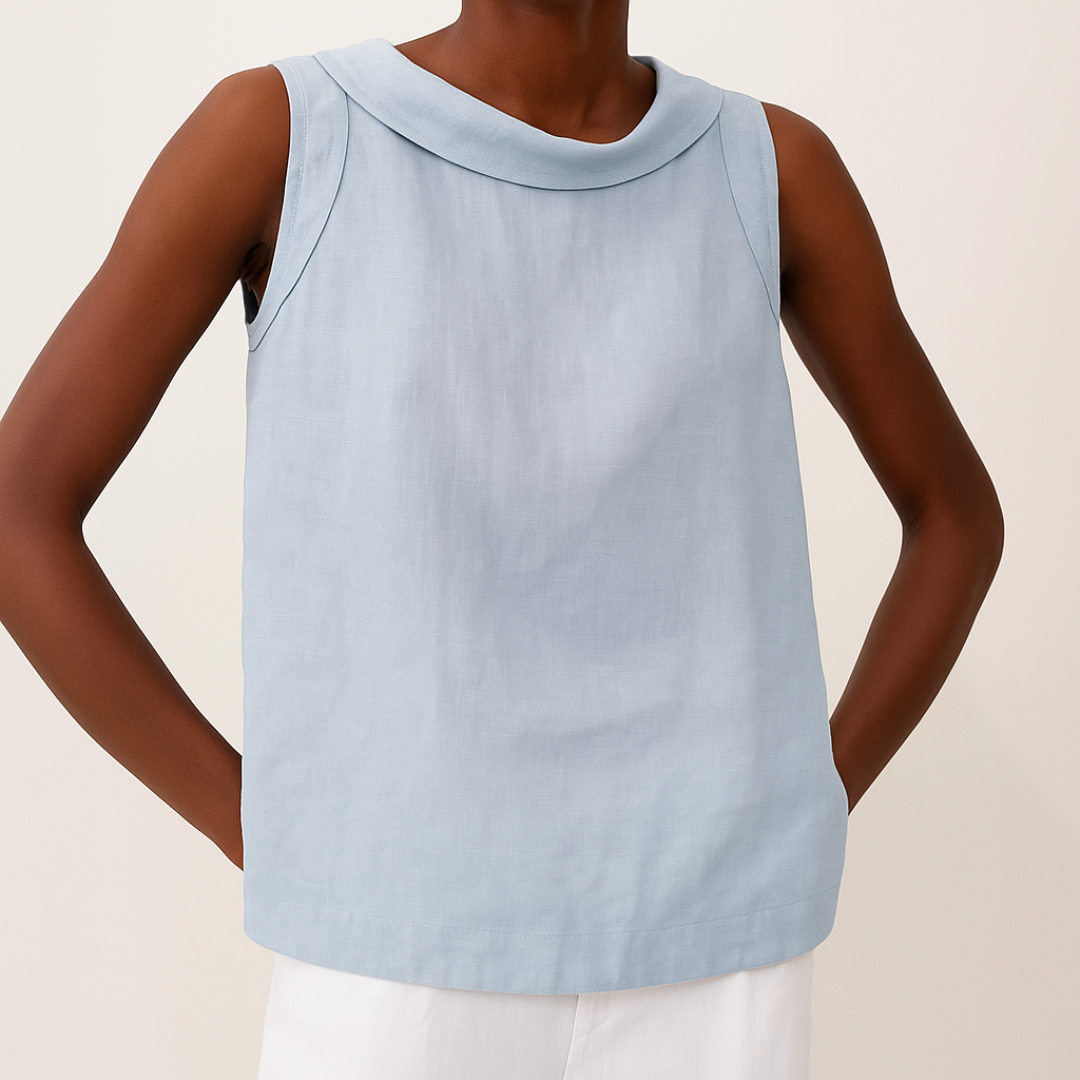 Ärmelloses Oberteil für Damen mit Rollkragen – Elegantes Sommer-Basic für jeden Anlass