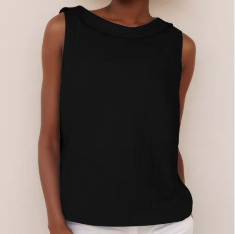 Ärmelloses Oberteil für Damen mit Rollkragen – Elegantes Sommer-Basic für jeden Anlass