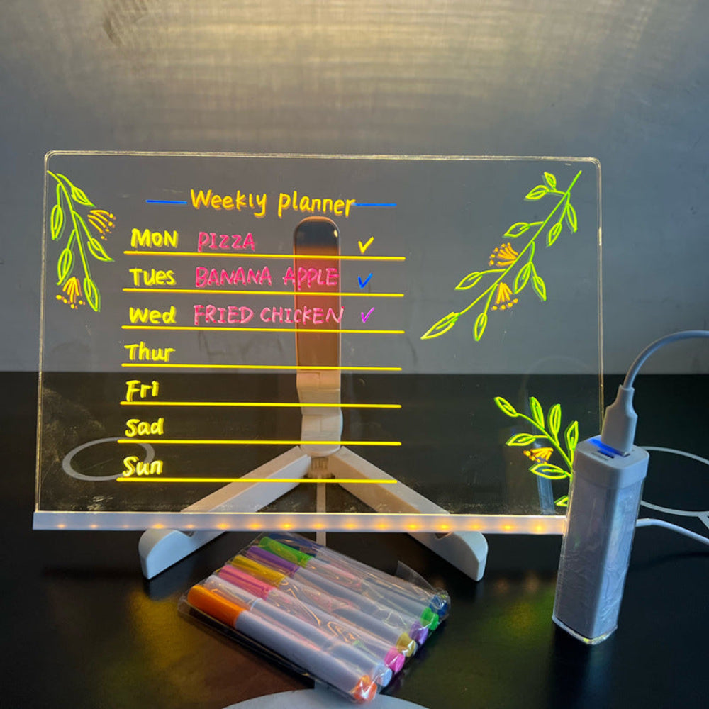 ArtGlow | LED-Zeichentafel für Kinder – Pädagogisches Weihnachtsspielzeug