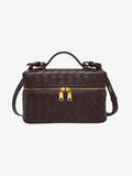 Julia | Strukturierte, glänzende Tasche aus gewebtem Material