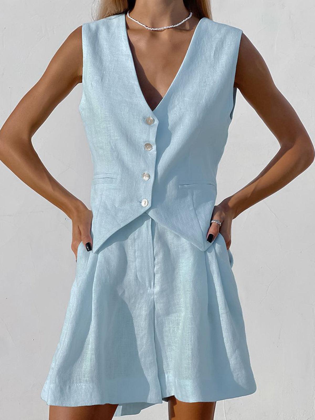 Sophia | Luftiges zweiteiliges Sommerkleid-Set