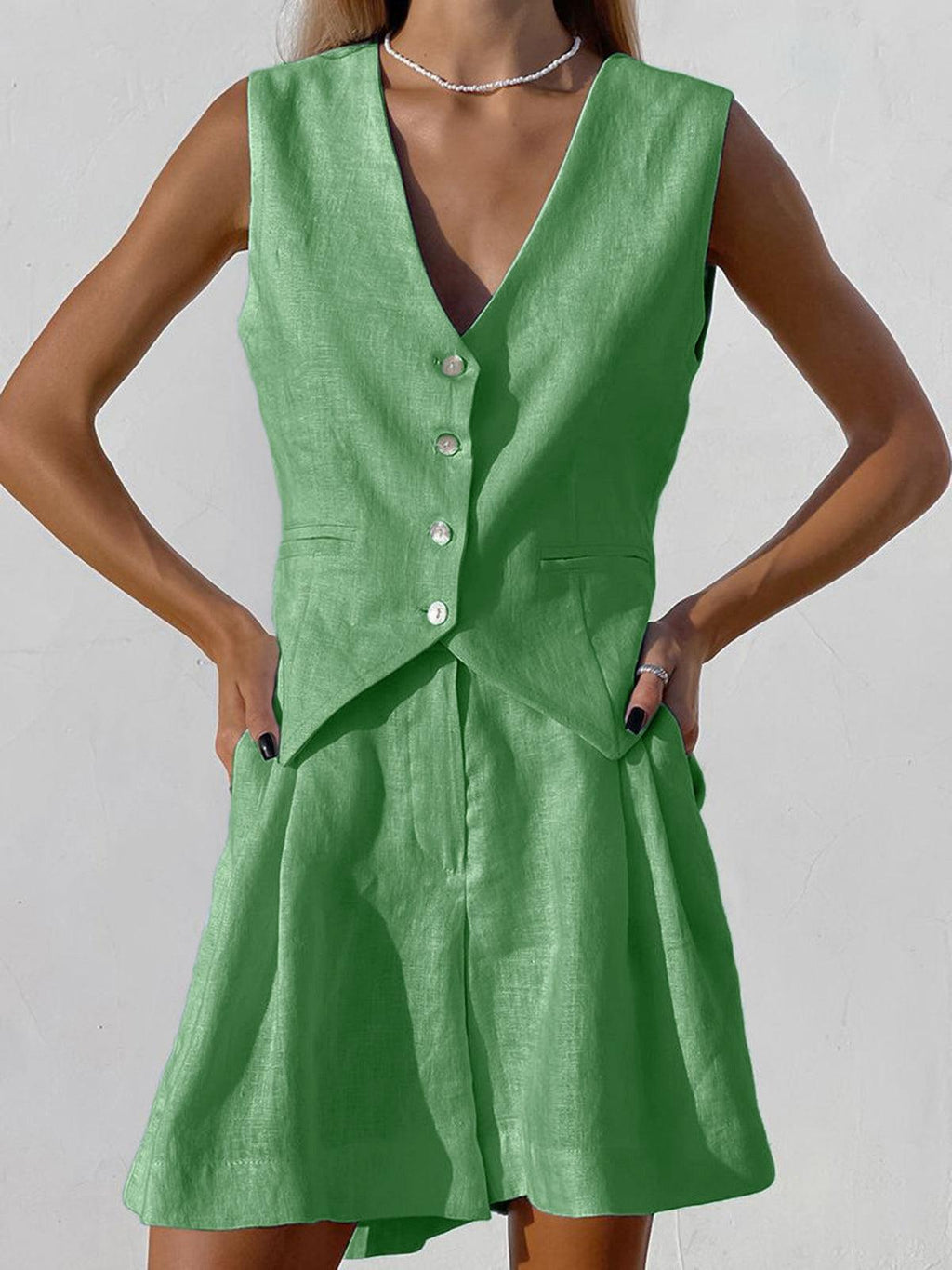 Sophia | Luftiges zweiteiliges Sommerkleid-Set