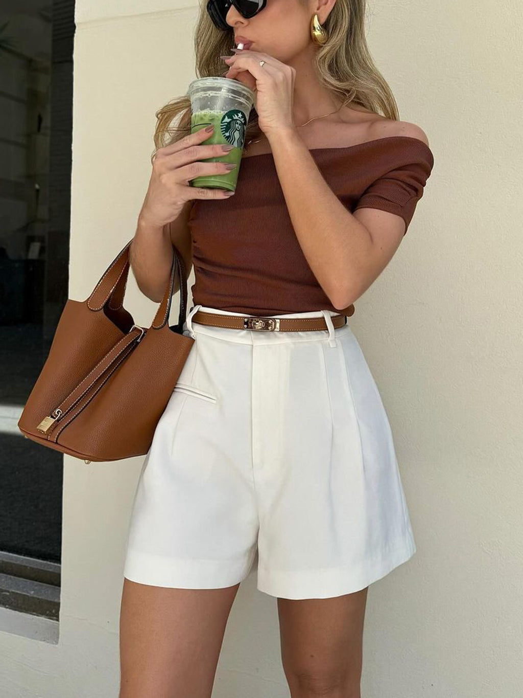 Marloes - Stilvolle High-Waist-Shorts