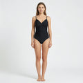 Badeanzug Damen | Raffung in der Taille & Figurformender Sitz