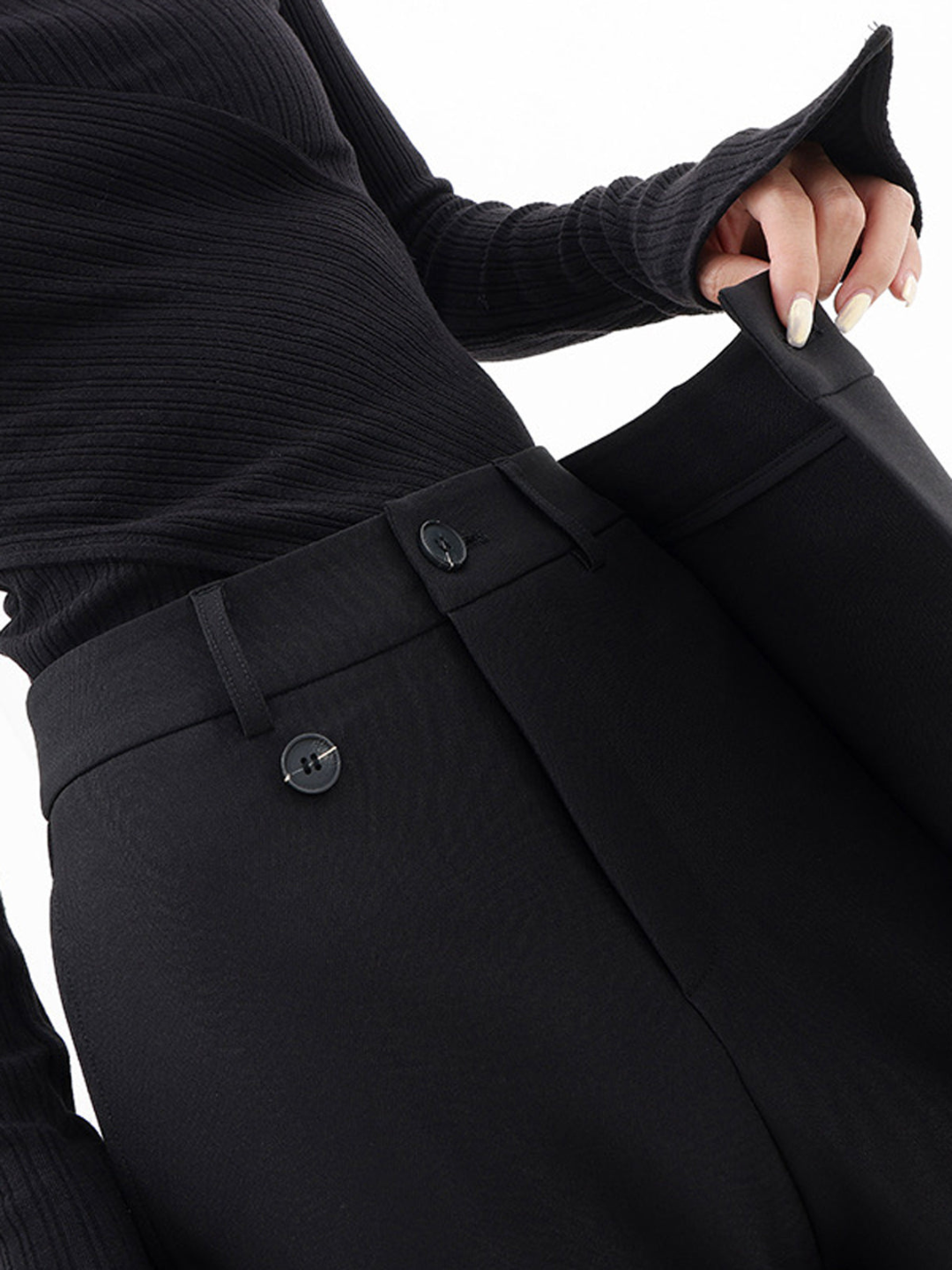 Baggy Hose Damen | Hoher Bund & Weites Bein
