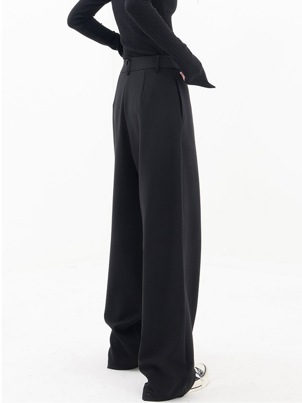 Baggy Hose Damen | Hoher Bund & Weites Bein