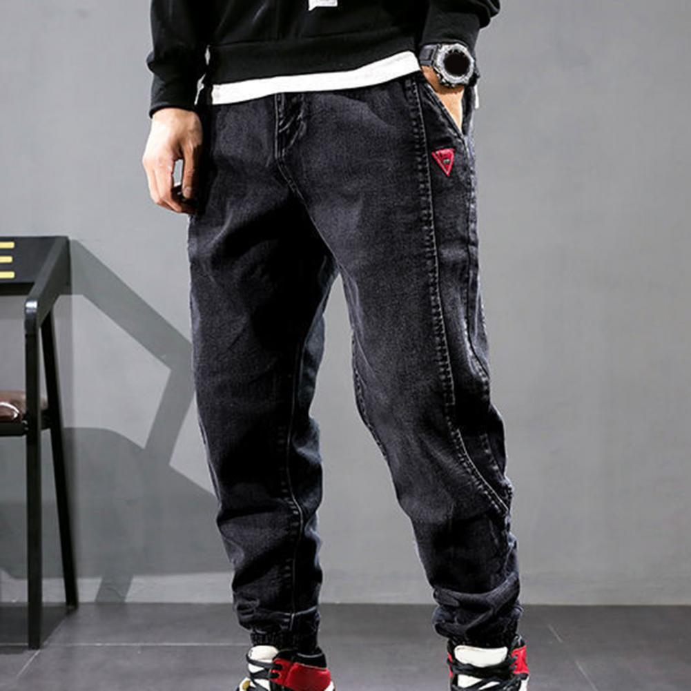 Baggy Jeans Herren | Kordelzug-Bund & Elastische Knöchelbündchen