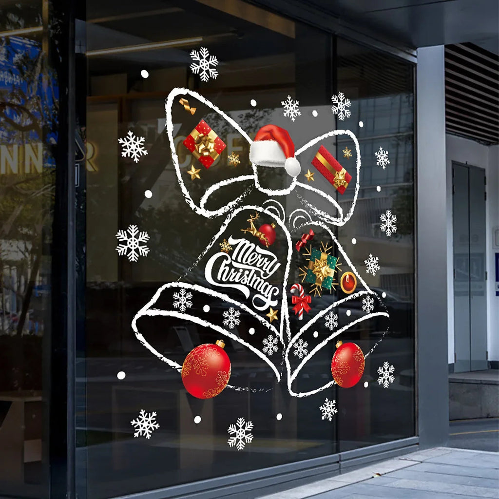 BellWindowDecor | Kreatives Set Weihnachtsfensteraufkleber