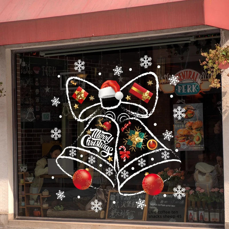 BellWindowDecor | Kreatives Set Weihnachtsfensteraufkleber