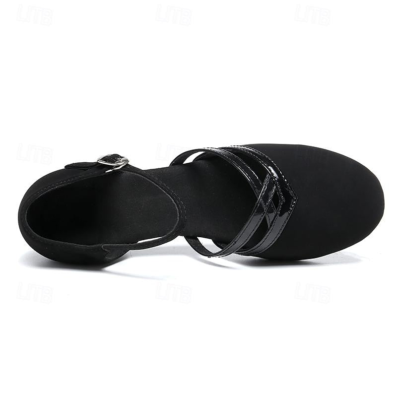 Bequeme Damen-Tanzschuhe mit verstellbarem Riemen für Hochzeiten und Tanzveranstaltungen
