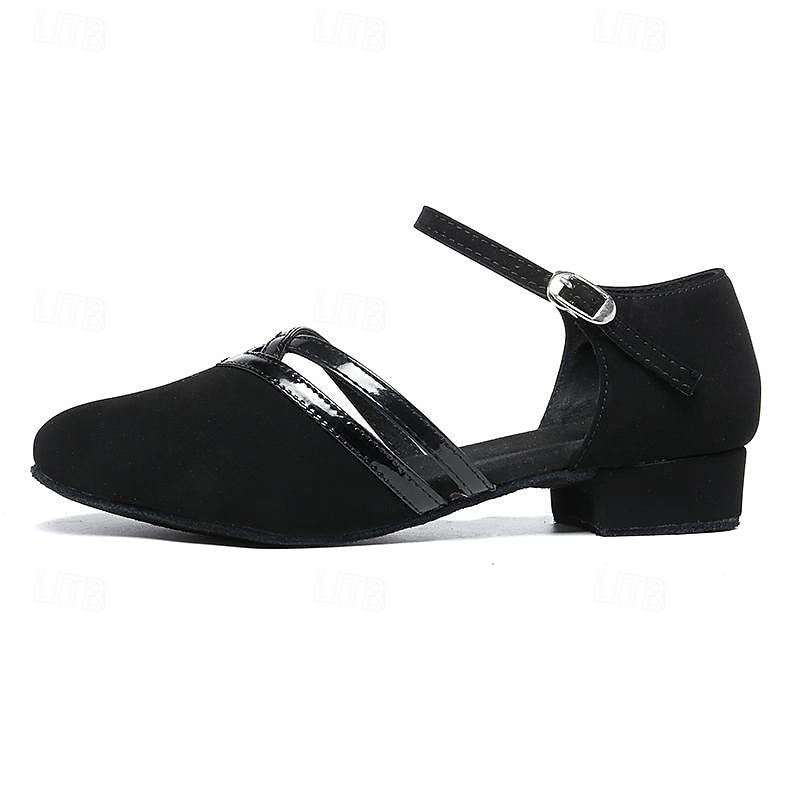 Bequeme Damen-Tanzschuhe mit verstellbarem Riemen für Hochzeiten und Tanzveranstaltungen