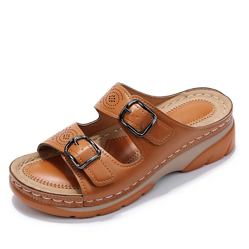 Damen Orthopädische Plateau Sandalen