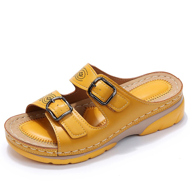Damen Orthopädische Plateau Sandalen
