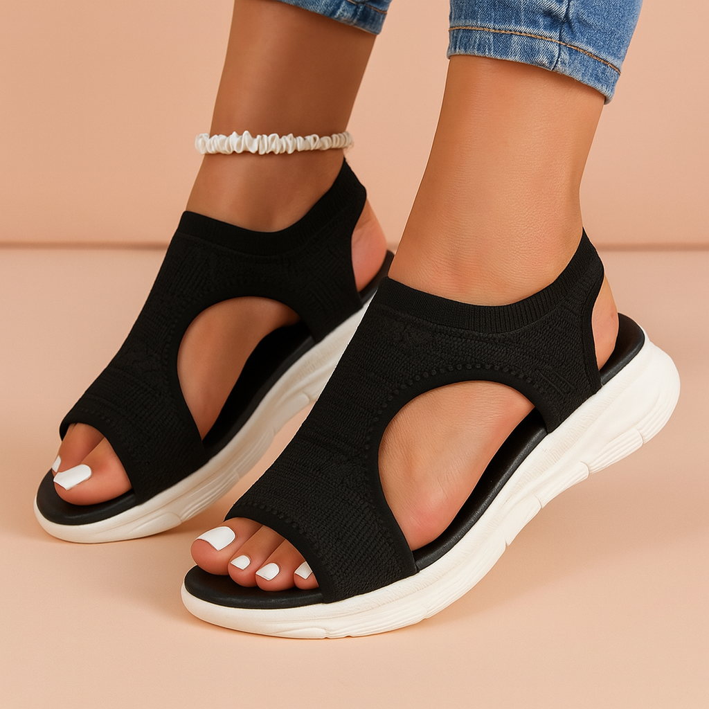 Bequeme Sandalen Damen – Stylische Sommerschuhe für Alltag und Spaziergänge, Flexibles Design, Optimaler Komfort