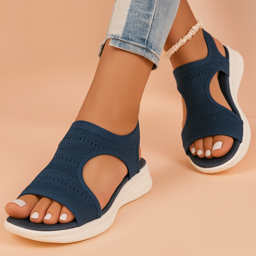 Bequeme Sandalen Damen – Stylische Sommerschuhe für Alltag und Spaziergänge, Flexibles Design, Optimaler Komfort