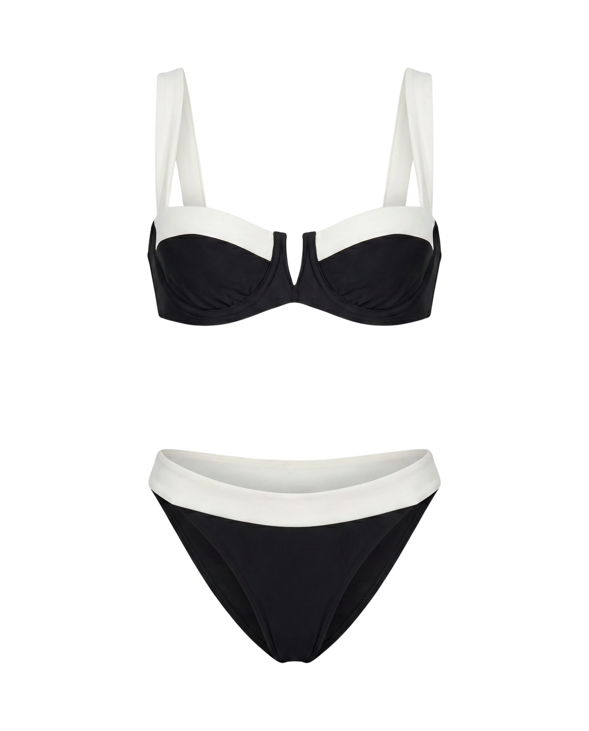 Bikini Damen | Colorblock & Verstellbare Träger
