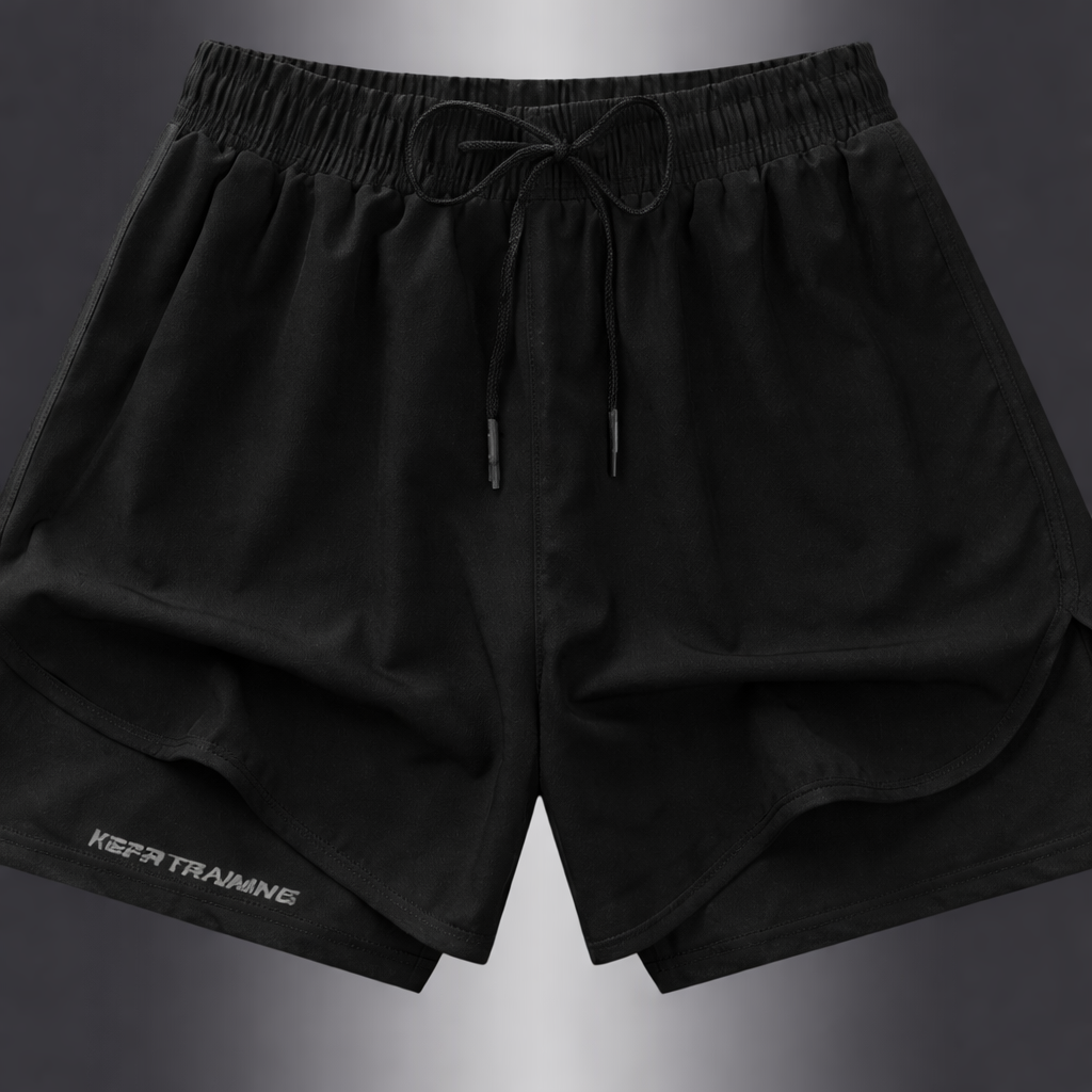 Geometrische Sportshorts für Damen – Stylisch und atmungsaktiv für Fitness und Laufen