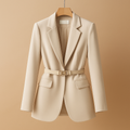 Blazer Damen Tailliert | Gürtel-Detail & Definierte Silhouette