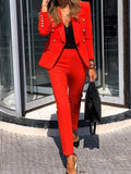 Blazer Set Damen | Zweireiher & Elegante Anzughose