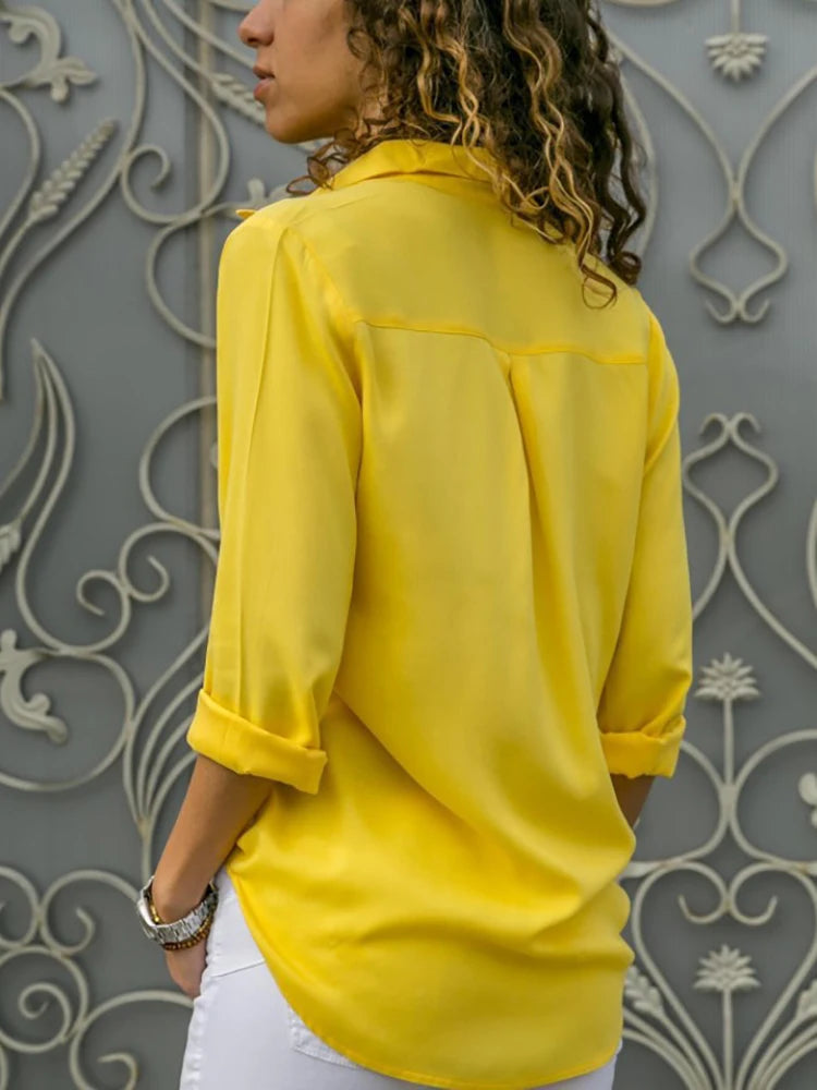 Bluse Damen | Hemdkragen & Knopfleiste für einen cleanen Look