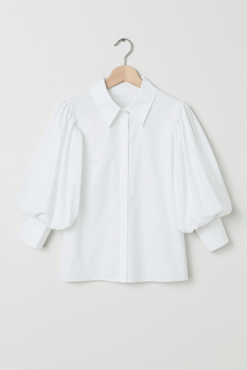 Bluse gestreift Damen | Ballonärmel & Luftiger Komfort