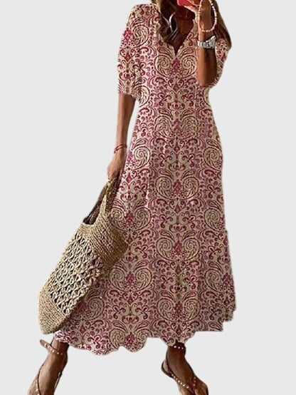 Boho Vintage Sommerkleid für Frauen - Elegantes, luftiges Design für warme Tage
