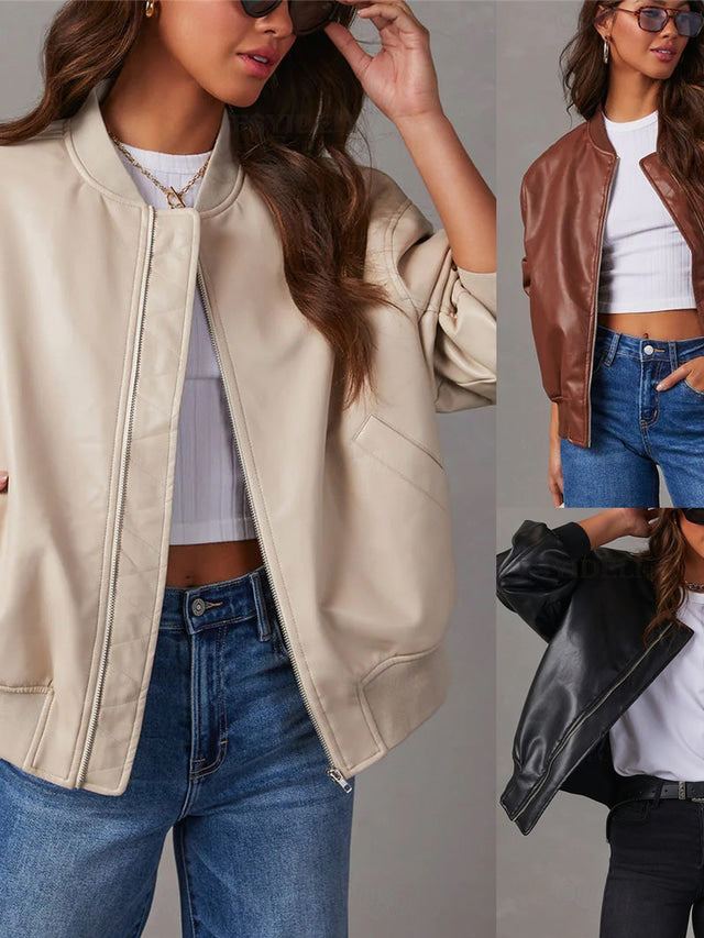 Bomberjacke Damen | Lockerer Schnitt & Zeitlos Vielseitig