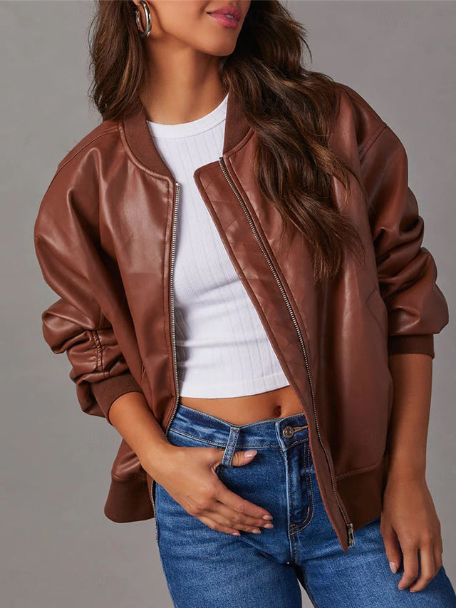 Bomberjacke Damen | Lockerer Schnitt & Zeitlos Vielseitig