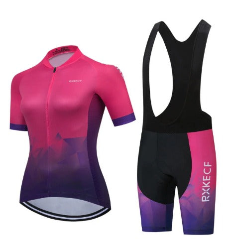 Ensemble BORA mit atmungsaktivem Radtrikot und Trägerhose