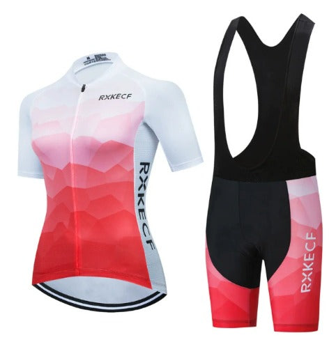 Ensemble BORA mit atmungsaktivem Radtrikot und Trägerhose