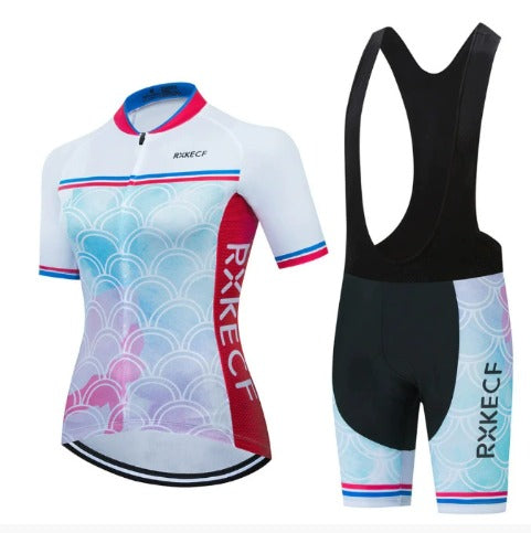 Ensemble BORA mit atmungsaktivem Radtrikot und Trägerhose