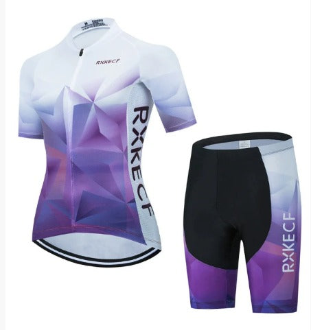 BORA Damen Fahrradensemble: atmungsaktives Trikot und Radhose
