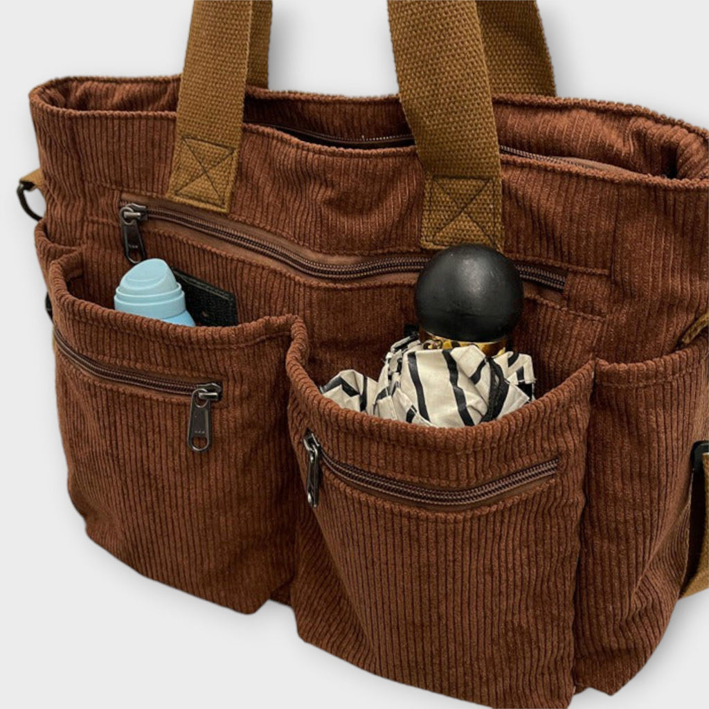 Damen Geräumige Tote-Tasche mit offenem Hauptfach und Innentasche