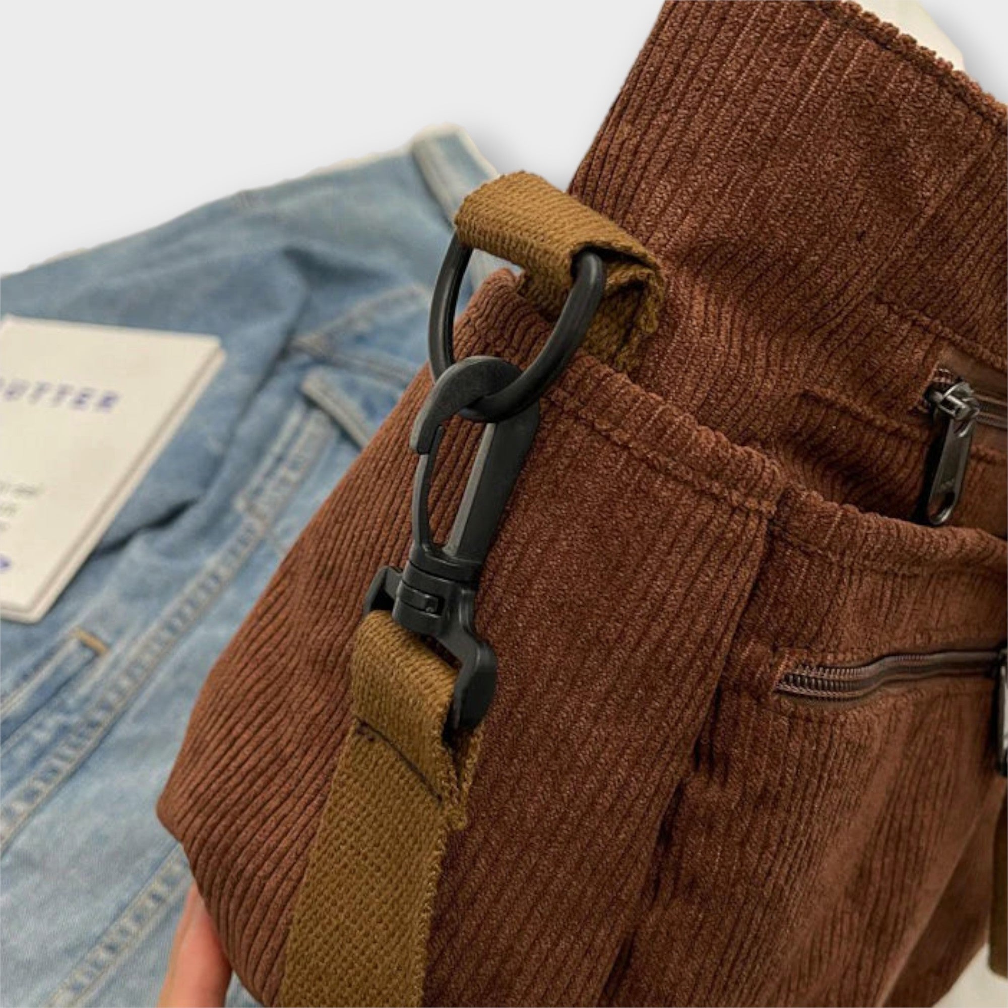 Damen Geräumige Tote-Tasche mit offenem Hauptfach und Innentasche