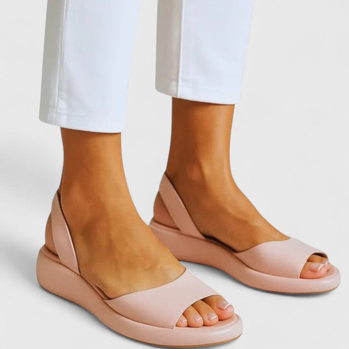Damen Sommer Orthopädische Plateau Sandalen