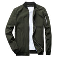 Herren Casual Sommer Stehkragen Bomberjacke