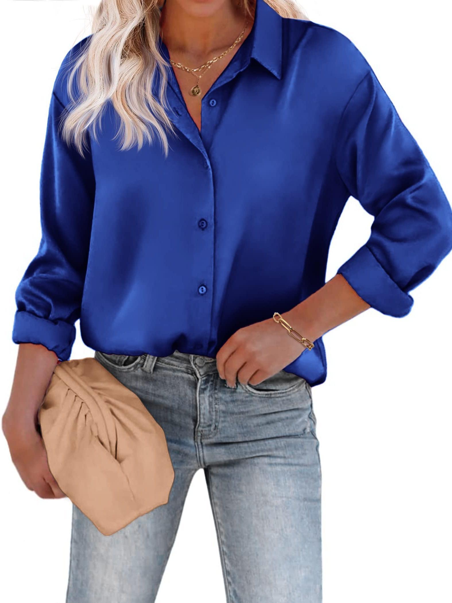 Bluse Damen | Satin-Look & Zeitlos Elegant