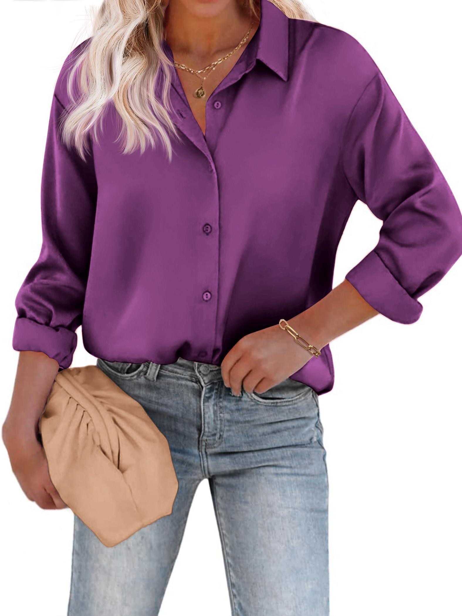 Bluse Damen | Satin-Look & Zeitlos Elegant