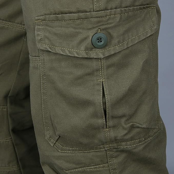 Hose für Herren mit vielen Taschen und Gummizug im geraden Schnitt