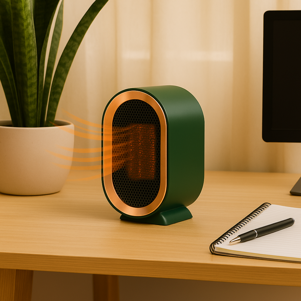 CeramiHeat | Elegantes, kompaktes und tragbares Keramikheizgerät für Zuhause und Büro