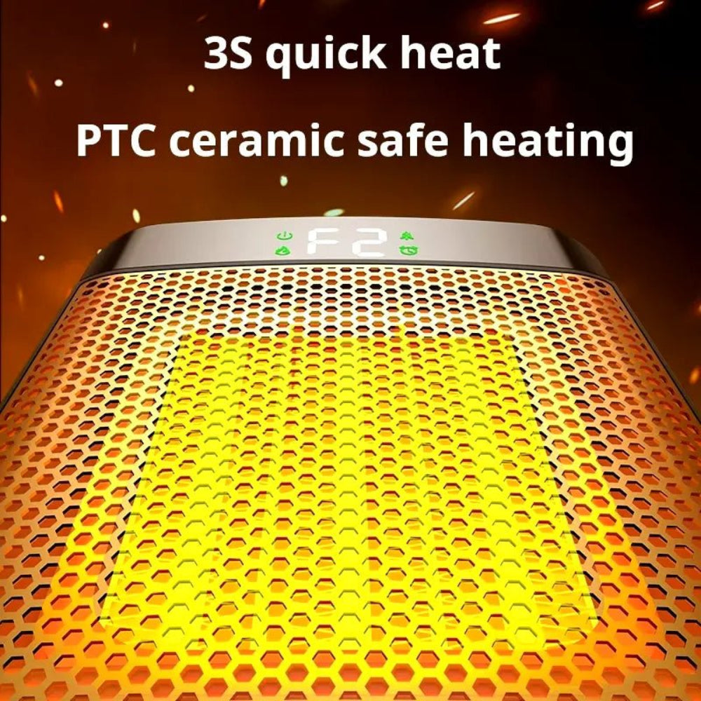 Ceramica | Verstellbare, tragbare elektrische Heizung mit Thermostatsteuerung