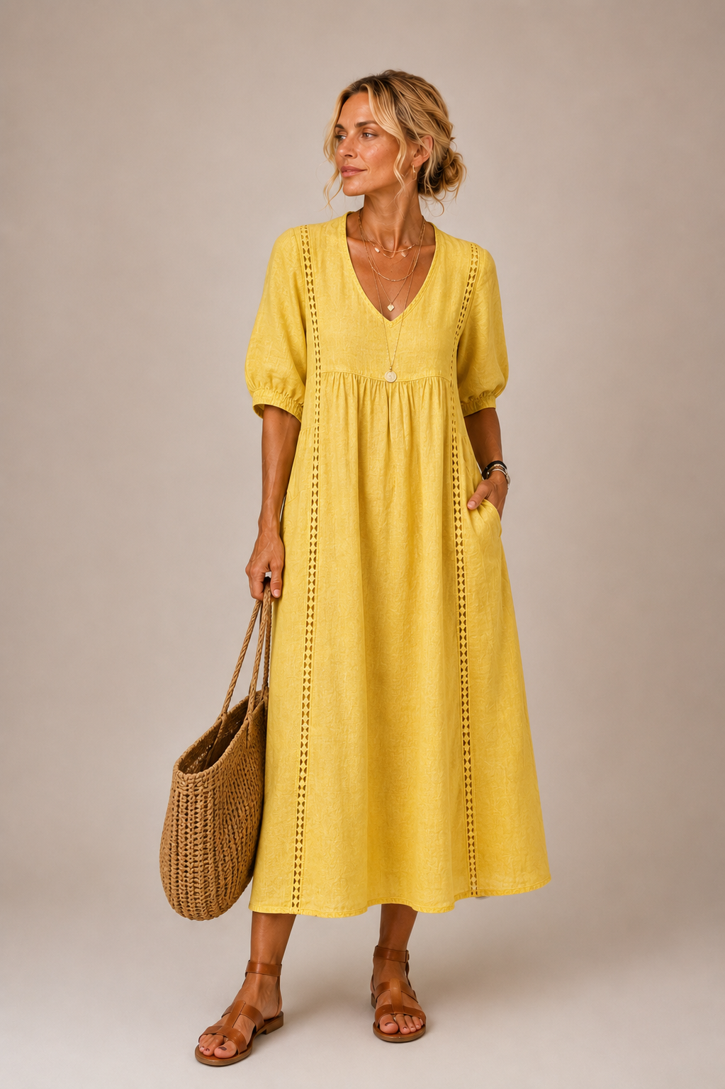 Saar | Midi Sommerkleid