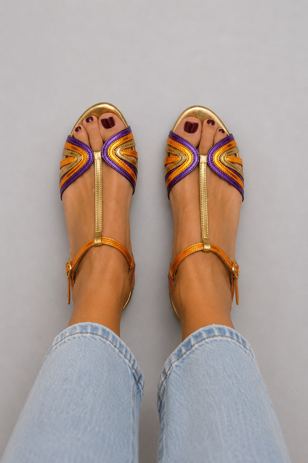 Viviana | Sandals in Mediterranean Hues