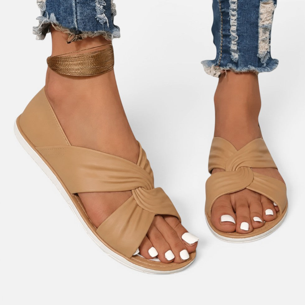 Damen Sandalen mit Knotendetail