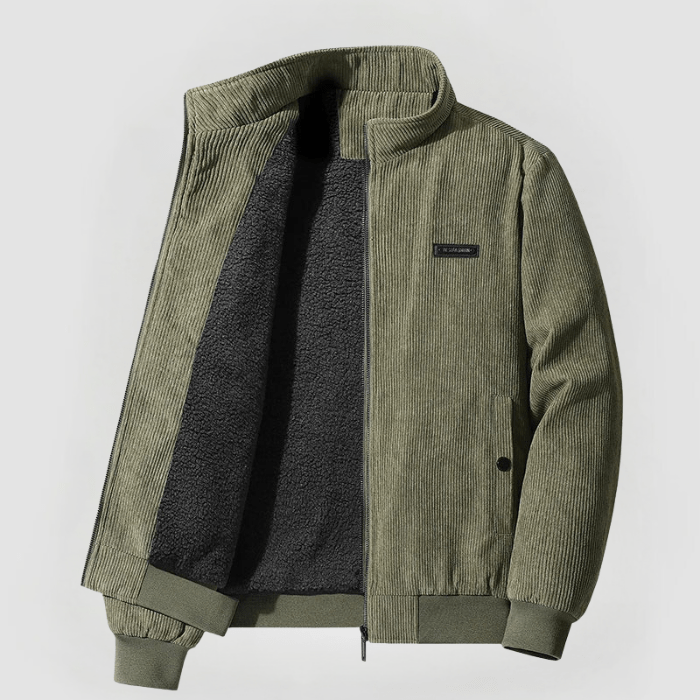 Cordjacke Herren | Wärmendes Innenfutter & Stehkragen-Komfort
