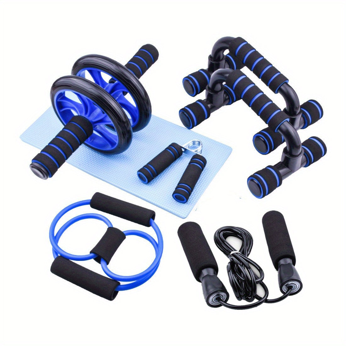 CoreMax Fitness-Set – 7-teiliges Workout für starke Bauchmuskeln und Rumpfmuskulatur