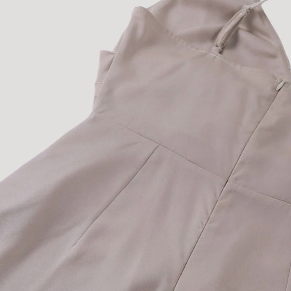 Greta | Damen Sommer Hochzeitsgast Maxikleid mit Schlitz