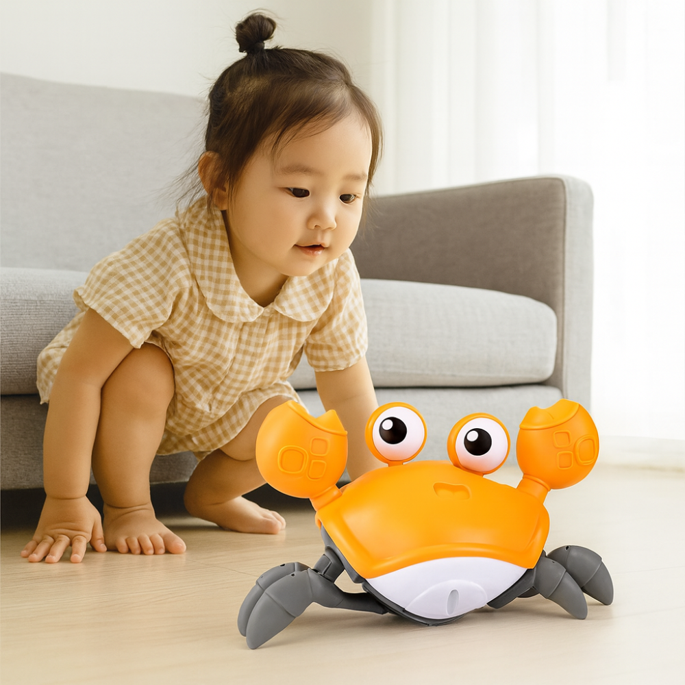 CrustaceanJoy | Krabbenbaby-Spielzeug mit Musik und bunten Lichtern