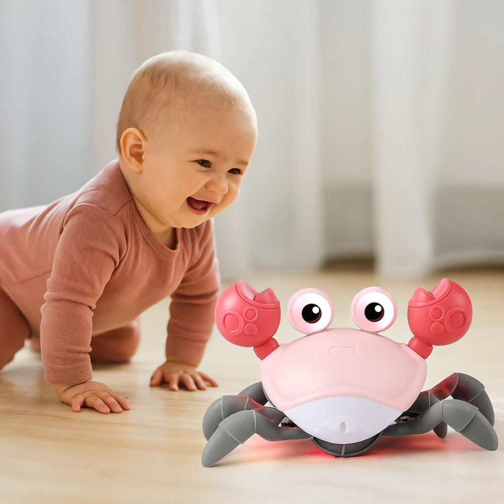 CrustaceanJoy | Krabbenbaby-Spielzeug mit Musik und bunten Lichtern