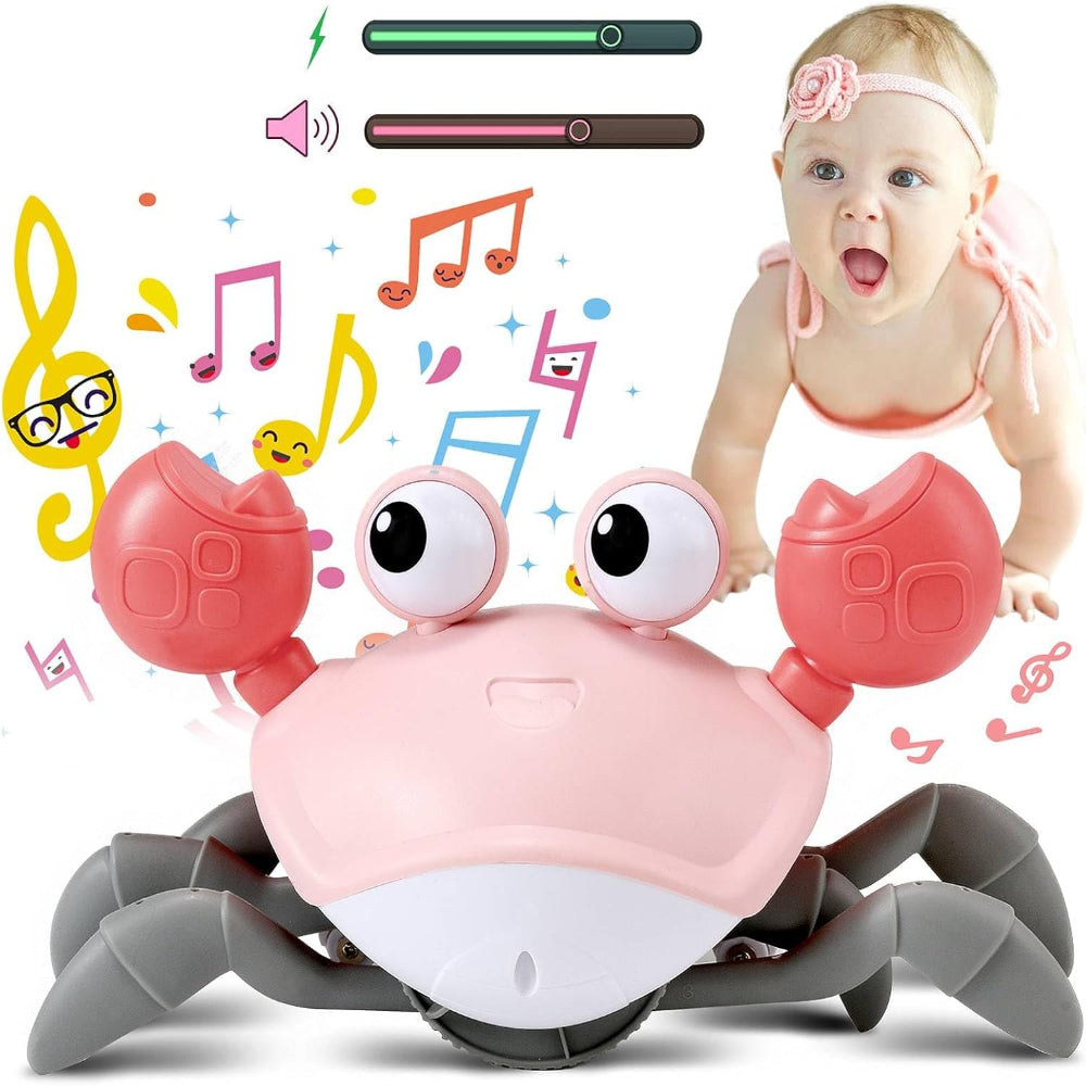 CrustaceanJoy | Krabbenbaby-Spielzeug mit Musik und bunten Lichtern